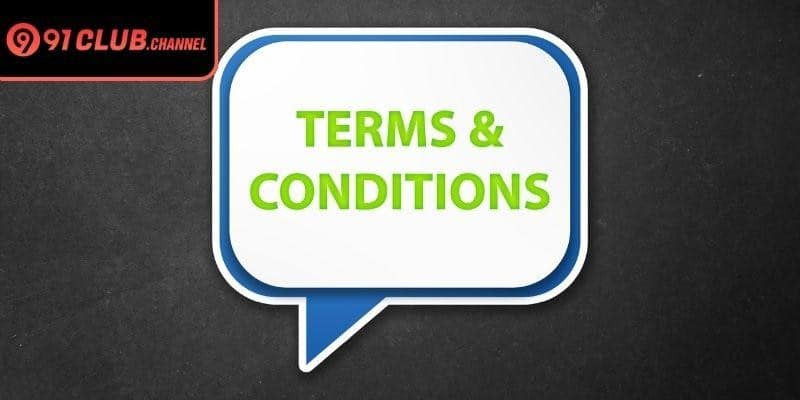 Terms and conditions outline every player’s key responsibilities Terms and conditions outline every player’s key responsibilities